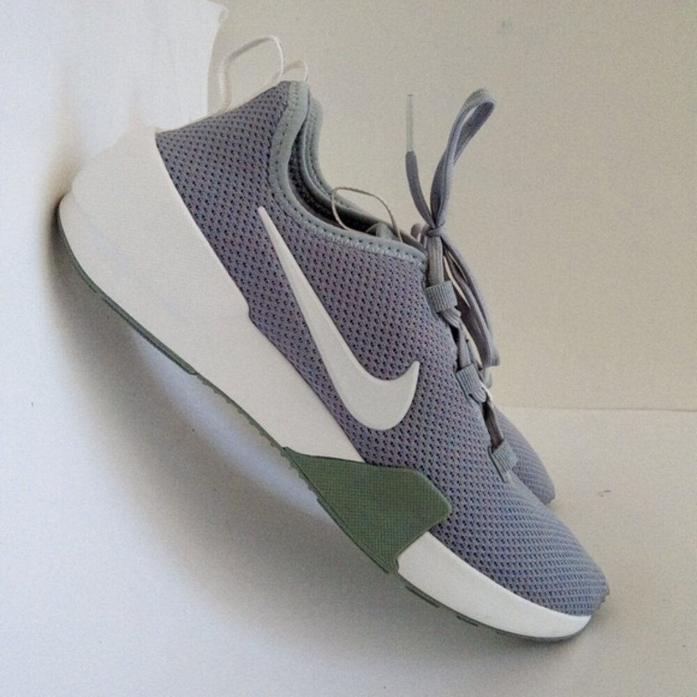 New Nike Ashin Modern Pumice & White Low Top Laced Up Mesh Sneakers Women's US10